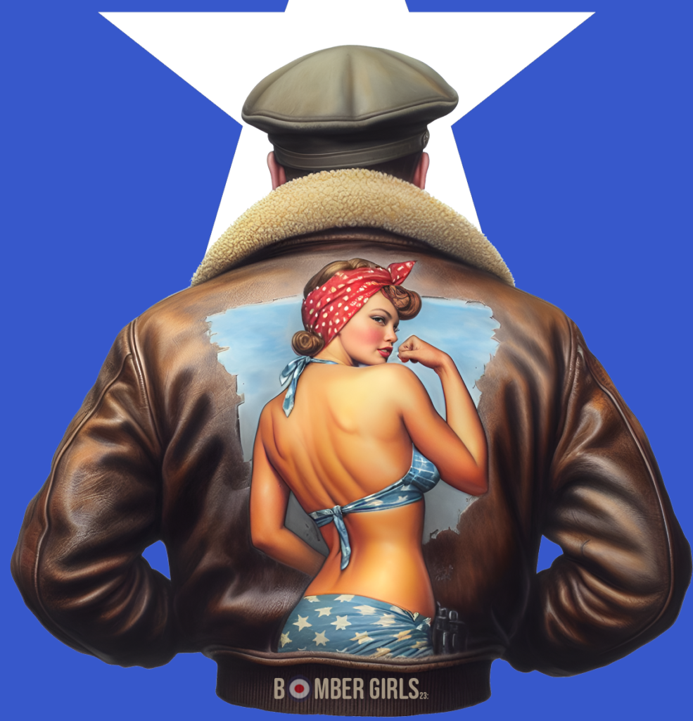 World War 2 Bomber Girls digital artwork.